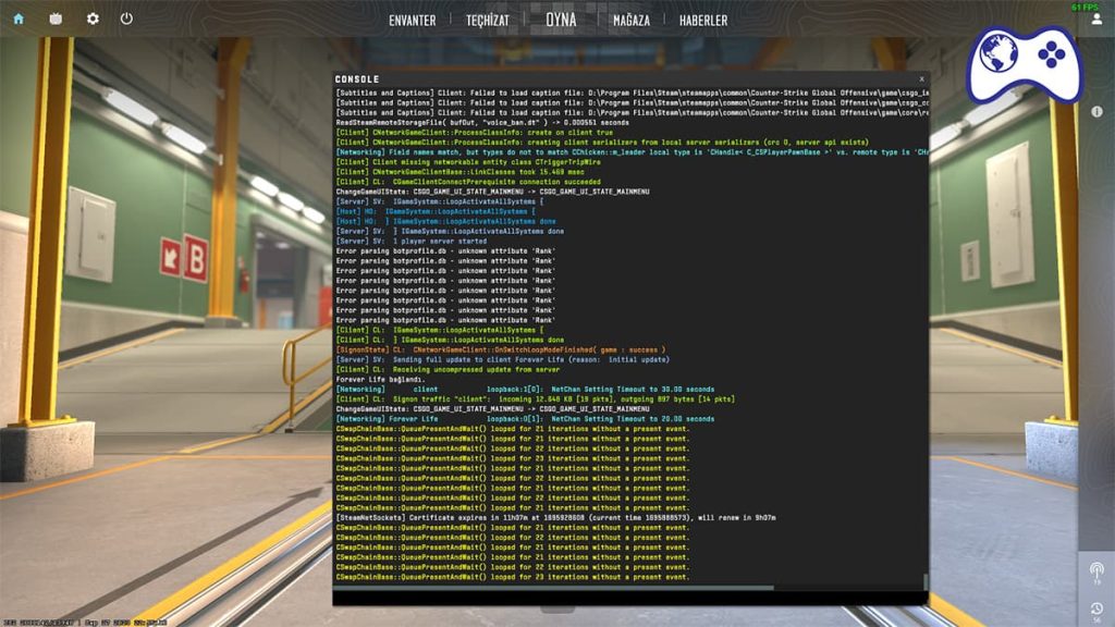 cs 2 konsol açma