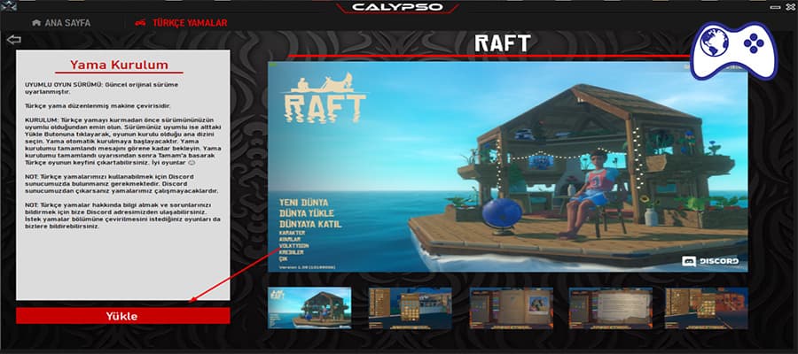 raft türkçe yama güncel