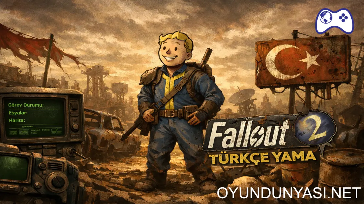 Fallout 2 Türkçe Yama – İndirme linki ve resimli kurulum rehberi kapak görseli