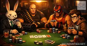 Poker Night at the Inventory Turkce yama oyun karakterleri poker masasinda